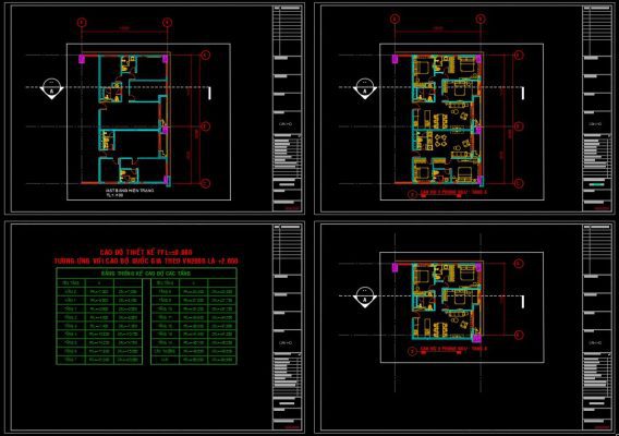 bản vẽ autocad căn hộ